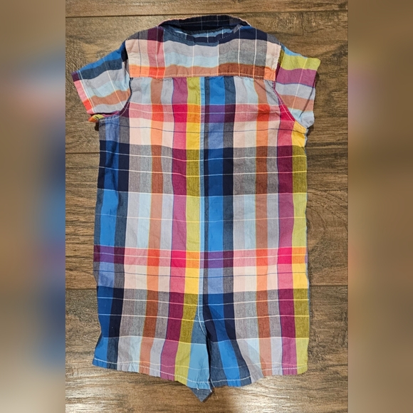 Baby Brannan Bear Plaid Shorty One-Piece - Picture 7 of 7